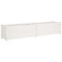 Solid white pine wood flower bed 150x31x31 cm by , Pots and planters - Ref: Foro24-810741, Price: 87,36 €, Discount: %