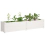 Solid white pine wood flower bed 150x31x31 cm by , Pots and planters - Ref: Foro24-810741, Price: 87,36 €, Discount: %