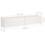 Solid white pine wood flower bed 150x31x31 cm by , Pots and planters - Ref: Foro24-810741, Price: 87,36 €, Discount: %