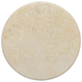 Cream marble table top Ø60x2.5 cm by , Table tops - Ref: Foro24-149195, Price: 133,54 €, Discount: %