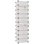 Stackable shoe rack with 10 white compartments by vidaXL, Shoe racks and shoe organizers - Ref: Foro24-244919, Price: 63,34 €...