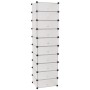 Stackable shoe rack with 10 white compartments by vidaXL, Shoe racks and shoe organizers - Ref: Foro24-244919, Price: 63,40 €...