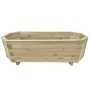 Arriate de madera de pino impregnada 80x32x31 cm de vidaXL, Maceteros y jardineras - Ref: Foro24-43333, Precio: 53,40 €, Desc...