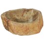 Lavabo de piedra fósil color crema 45x35x15 cm de , Lavabos y fregaderos - Ref: Foro24-142778, Precio: 217,27 €, Descuento: %