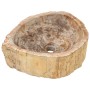 Lavabo de piedra fósil color crema 45x35x15 cm de , Lavabos y fregaderos - Ref: Foro24-142778, Precio: 217,27 €, Descuento: %