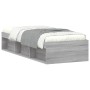 Estructura de cama gris Sonoma 75x190 cm de , Camas y somieres - Ref: Foro24-3203850, Precio: 114,99 €, Descuento: %