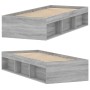 Estructura de cama gris Sonoma 75x190 cm de , Camas y somieres - Ref: Foro24-3203850, Precio: 114,99 €, Descuento: %