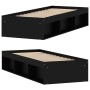 Estructura de cama negra 75x190 cm de , Camas y somieres - Ref: Foro24-3203846, Precio: 115,17 €, Descuento: %