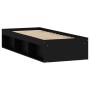 Estructura de cama negra 75x190 cm de , Camas y somieres - Ref: Foro24-3203846, Precio: 115,17 €, Descuento: %