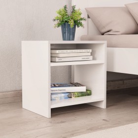 Mesita de noche madera contrachapada blanco 40x30x40 cm de vidaXL, Mesitas de noche - Ref: Foro24-800009, Precio: 32,99 €, De...