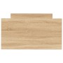 Estructura de cama madera de ingeniería Sonoma roble 75x190 cm de , Camas y somieres - Ref: Foro24-835948, Precio: 76,16 €, D...