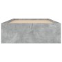 Concrete gray bed frame 90x200 cm by , Beds and slatted bases - Ref: Foro24-3203827, Price: 122,99 €, Discount: %