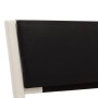 Bed frame with LED black white synthetic leather 140x200 cm by , Beds and slatted bases - Ref: Foro24-280374, Price: 274,99 €...