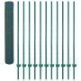 Wire mesh fence with steel posts 25x2 m green by , fence panels - Ref: Foro24-144612, Price: 218,59 €, Discount: %