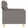 Sillón de tela gris taupé 60 cm de , Sofás - Ref: Foro24-359226, Precio: 155,33 €, Descuento: %