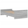 Estructura de cama madera de ingeniería gris Sonoma 90x190 cm de , Camas y somieres - Ref: Foro24-835944, Precio: 96,04 €, De...