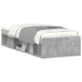 Estructura de cama gris hormigón 75x190 cm de , Camas y somieres - Ref: Foro24-3203848, Precio: 118,94 €, Descuento: %