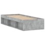 Estructura de cama gris hormigón 75x190 cm de , Camas y somieres - Ref: Foro24-3203848, Precio: 118,94 €, Descuento: %