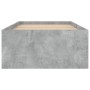 Concrete gray bed frame 75x190 cm by , Beds and slatted bases - Ref: Foro24-3203848, Price: 118,94 €, Discount: %