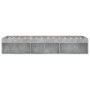 Estructura de cama gris hormigón 75x190 cm de , Camas y somieres - Ref: Foro24-3203848, Precio: 118,94 €, Descuento: %