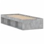 Estructura de cama gris hormigón 75x190 cm de , Camas y somieres - Ref: Foro24-3203848, Precio: 118,94 €, Descuento: %