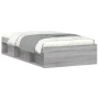 Estructura de cama gris Sonoma 90x190 cm de , Camas y somieres - Ref: Foro24-3203843, Precio: 124,15 €, Descuento: %