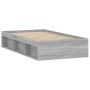 Estructura de cama gris Sonoma 90x190 cm de , Camas y somieres - Ref: Foro24-3203843, Precio: 124,15 €, Descuento: %