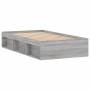 Estructura de cama gris Sonoma 90x190 cm de , Camas y somieres - Ref: Foro24-3203843, Precio: 124,15 €, Descuento: %