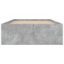 Estructura de cama gris hormigón 90x190 cm de , Camas y somieres - Ref: Foro24-3203841, Precio: 124,40 €, Descuento: %