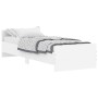 Estructura de cama madera de ingeniería blanca 75x190 cm de , Camas y somieres - Ref: Foro24-835946, Precio: 72,89 €, Descuen...