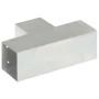 T-post connectors 4 units galvanized metal 101x101 mm by , fence posts - Ref: Foro24-145480, Price: 72,13 €, Discount: %