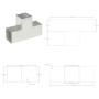 T-post connectors 4 units galvanized metal 101x101 mm by , fence posts - Ref: Foro24-145480, Price: 72,13 €, Discount: %