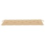 Banco Batavia madera maciza de teca con cojín beige 150 cm de , Bancos de jardín - Ref: Foro24-3062199, Precio: 284,99 €, Des...