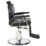 Black synthetic leather hairdressing chair 72x68x98 cm by , Hairdressing chairs - Ref: Foro24-110167, Price: 449,29 €, Discou...