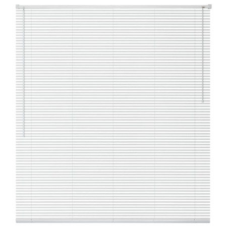 White aluminum blind 140x160 cm by , Blinds and blinds - Ref: Foro24-242797, Price: 43,44 €, Discount: %