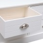 White wooden entrance bench 115x30x40 cm by , Benches for halls and storage - Ref: Foro24-284125, Price: 205,62 €, Discount: %