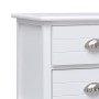 White wooden entrance bench 115x30x40 cm by , Benches for halls and storage - Ref: Foro24-284125, Price: 205,62 €, Discount: %