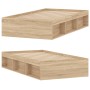 Sonoma oak bed frame 90x190 cm by , Beds and slatted bases - Ref: Foro24-3203840, Price: 149,06 €, Discount: %