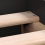 Estructura de cama madera de ingeniería negra 75x190 cm de , Camas y somieres - Ref: Foro24-835947, Precio: 77,63 €, Descuent...