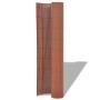 Brown PVC double-sided garden fence 90x500 cm by vidaXL, fence panels - Ref: Foro24-43630, Price: 51,95 €, Discount: %