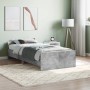 Estructura de cama madera de ingeniería gris hormigón 90x190 cm de , Camas y somieres - Ref: Foro24-835942, Precio: 93,22 €, ...