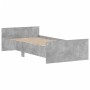 Estructura de cama madera de ingeniería gris hormigón 90x190 cm de , Camas y somieres - Ref: Foro24-835942, Precio: 93,22 €, ...