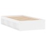 White bed frame 90x200 cm by , Beds and slatted bases - Ref: Foro24-3203824, Price: 156,61 €, Discount: %