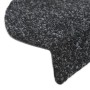 Stair mat 15 pcs black punched fabric 56x17x3 cm by vidaXL, Stair mats - Ref: Foro24-132692, Price: 35,54 €, Discount: %