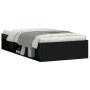 Estructura de cama negra 90x190 cm de , Camas y somieres - Ref: Foro24-3203839, Precio: 131,99 €, Descuento: %