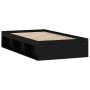 Estructura de cama negra 90x190 cm de , Camas y somieres - Ref: Foro24-3203839, Precio: 131,99 €, Descuento: %