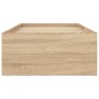 Sonoma oak bed frame 75x190 cm by , Beds and slatted bases - Ref: Foro24-3203847, Price: 104,02 €, Discount: %