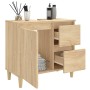 Armario de baño madera contrachapada roble Sonoma 65x33x60 cm de , Muebles de baño - Ref: Foro24-819823, Precio: 79,71 €, Des...