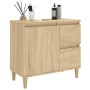 Armario de baño madera contrachapada roble Sonoma 65x33x60 cm de , Muebles de baño - Ref: Foro24-819823, Precio: 79,71 €, Des...