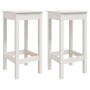 High stools 2 pcs solid white pine wood 40x40x78 cm by , dining chairs - Ref: Foro24-822138, Price: 123,52 €, Discount: %